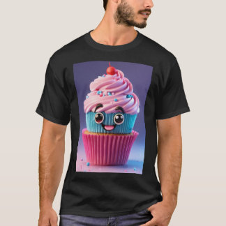 Camiseta Whimsical Cupcake Wings Tee
