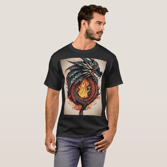 Camiseta Whimsical Dragon Dream T-Shirt (Anverso completo)