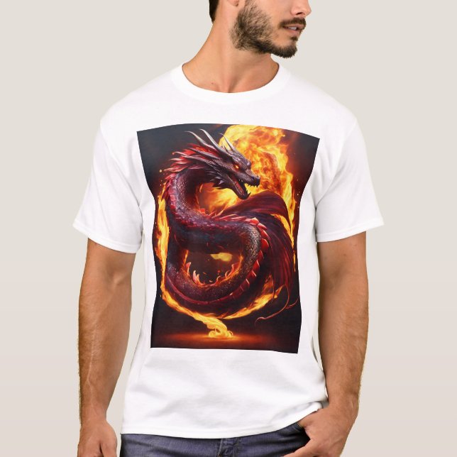 Camiseta Whimsical Dragon Dreamscape T-Shirt" (Anverso)