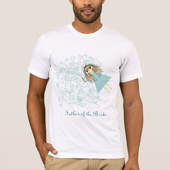 Camiseta Whimsical Fairy Wedding Party T-shrits (Anverso)