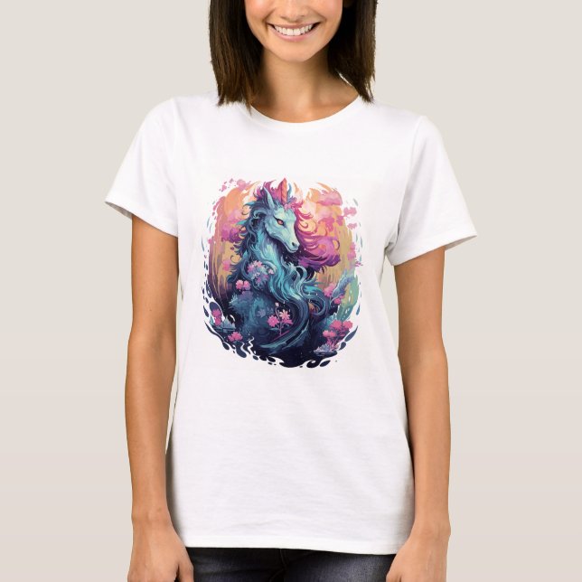 Camiseta Whimsical Fantasy Unicorn (Anverso)
