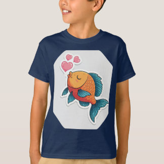 Camiseta Whimsical Fisher Love