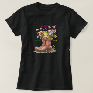 Camiseta Whimsical Frog Bloom Tee
