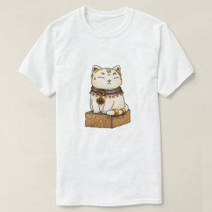Camiseta Whimsical Gato Egipcio Dios Bastante