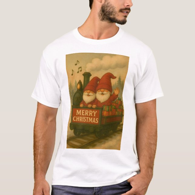 Camiseta Whimsical Jolly Gnomes Musical Express (Anverso)