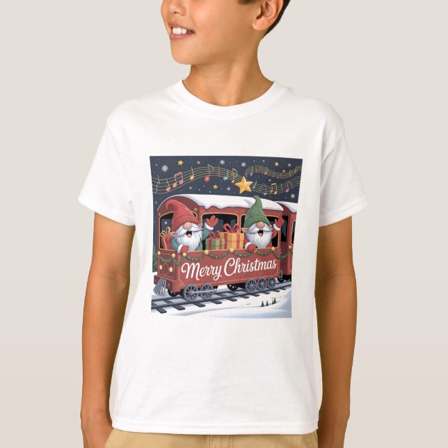 Camiseta Whimsical Jolly Gnomes Musical Express (Anverso)