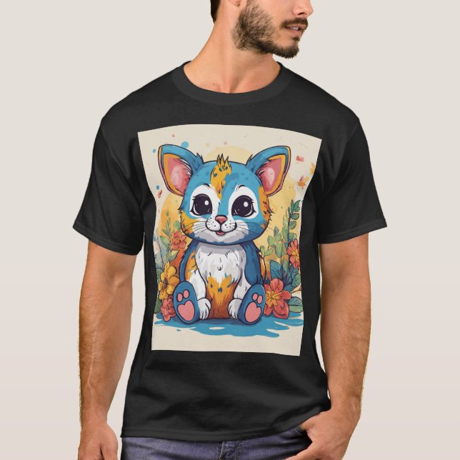 Camiseta Whimsical Koala y Pegatina de Eucalyptus T-Shirt - (Anverso)