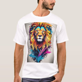 Camiseta Whimsical Lion Dreamscape Tee