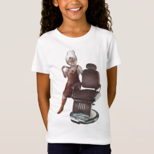Camiseta Whimsical Mascota Barber Shop