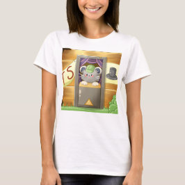 Camiseta Whimsical Mouse Vendor – Cute Hat Booth Character