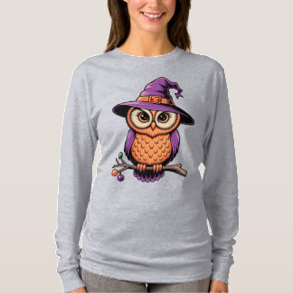 Camiseta Whimsical Owl Witch