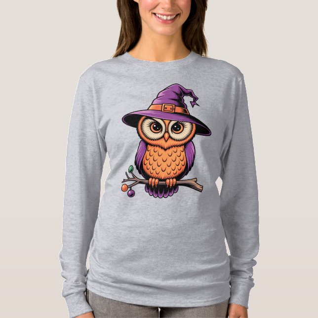 Camiseta Whimsical Owl Witch (Anverso)
