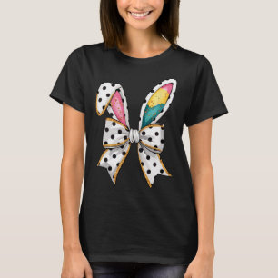 Camiseta Whimsical Polka Dot Bow Oars Easter Sunday