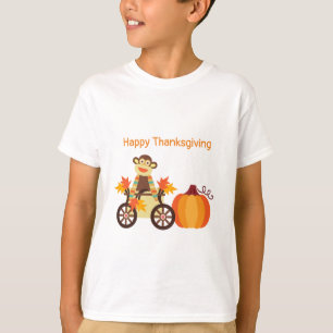 Camiseta Whimsical Sock Monkey Thankding