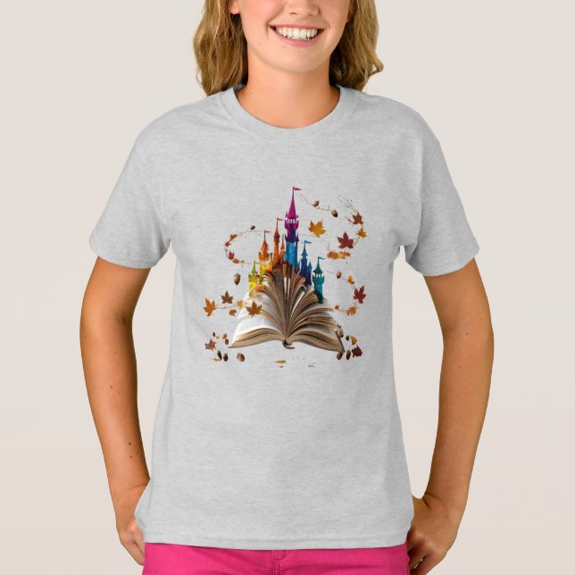 Camiseta Whimsical Storybook Castle Kids T-Shirt – Enchante (Anverso)