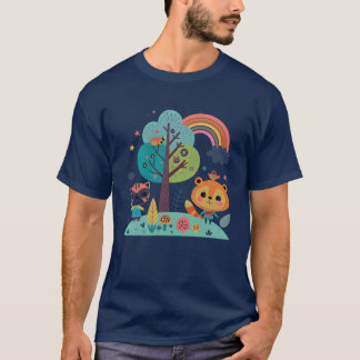 Camiseta Whimsical Woodland Friends