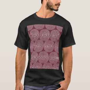 Camiseta Whimsy en espiral: composición artística vintage