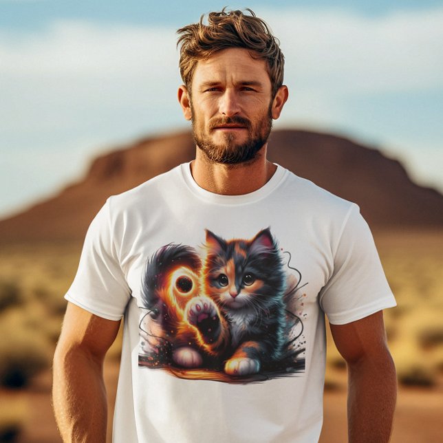 Camiseta Whimsy: juego de gatitos y pata (Subido por el creador)