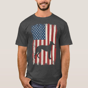Camiseta Whippet American Flag USA Dog Lovers Puppy US