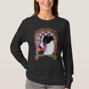 Camiseta Whippet enmarcado