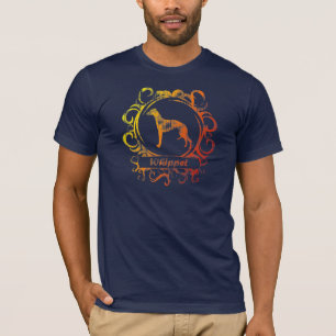 Camiseta Whippet resistido con clase
