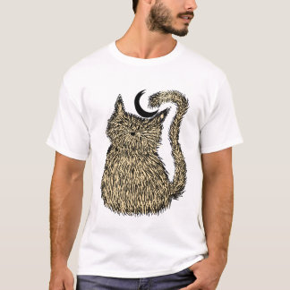 Camiseta Whisker Whimsy: El Gato De La Noche Fluffy
