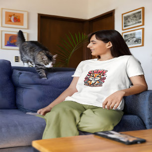 Camiseta Whiskered Whispers Un Artístico Shhh A Nadie Le Im