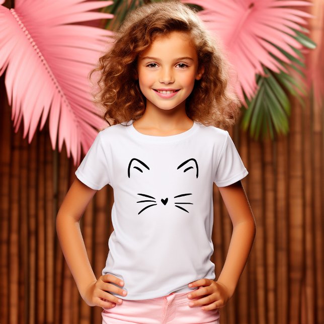 Camiseta Whiskers de gatos dulces (Subido por el creador)