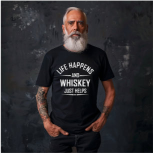 Camiseta Whiskey ayuda a las citas divertidas a beber dicho