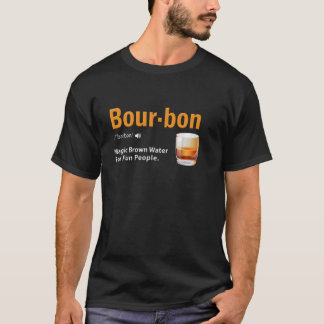 Camiseta Whiskey Bourbon Definition Magic Brown Water Kentu
