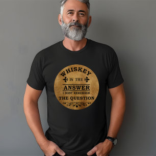 Camiseta Whiskey cita graciosos dichos de bebida