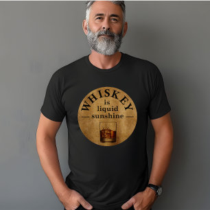 Camiseta Whiskey cita graciosos dichos de bebida
