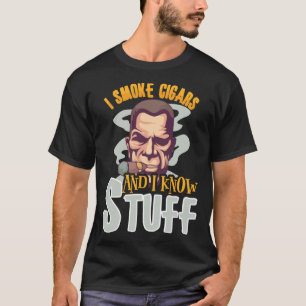 Camiseta Whiskey de humos de cigarrillos