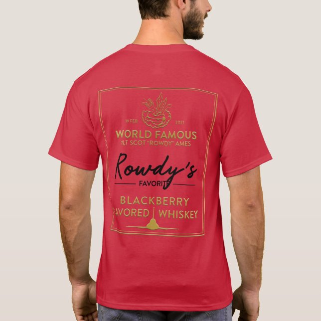 Camiseta Whiskey de Rowdy (Reverso)