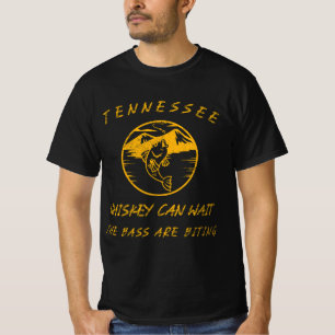CAMISETA WHISKEY DE TENNESSEE PUEDEN ESPERAR LA PERCA DE BO