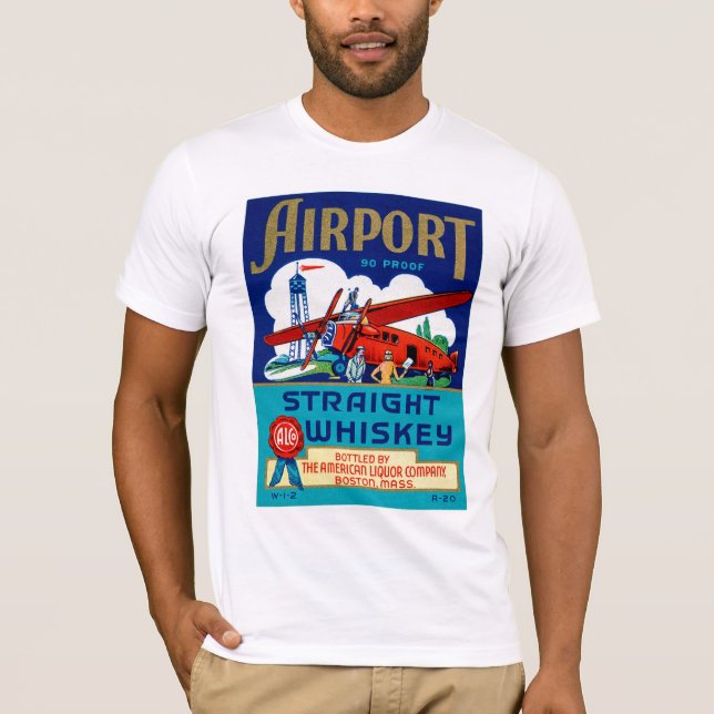 Camiseta Whiskey directo al aeropuerto (Anverso)