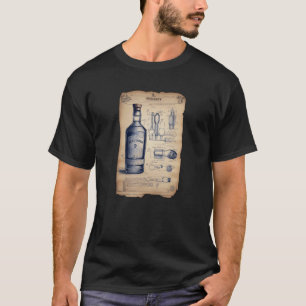 Camiseta Whiskey Drinking Artistry Blueprint Whisky Making