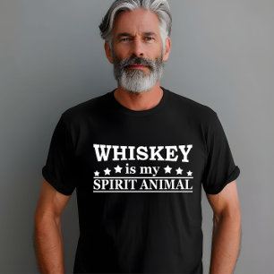 Camiseta Whiskey es mi espíritu, el alcohol divertido