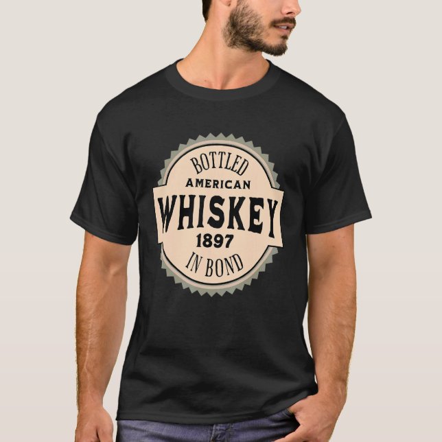 Camiseta Whiskey Estadounidense Botado En Bond (Anverso)