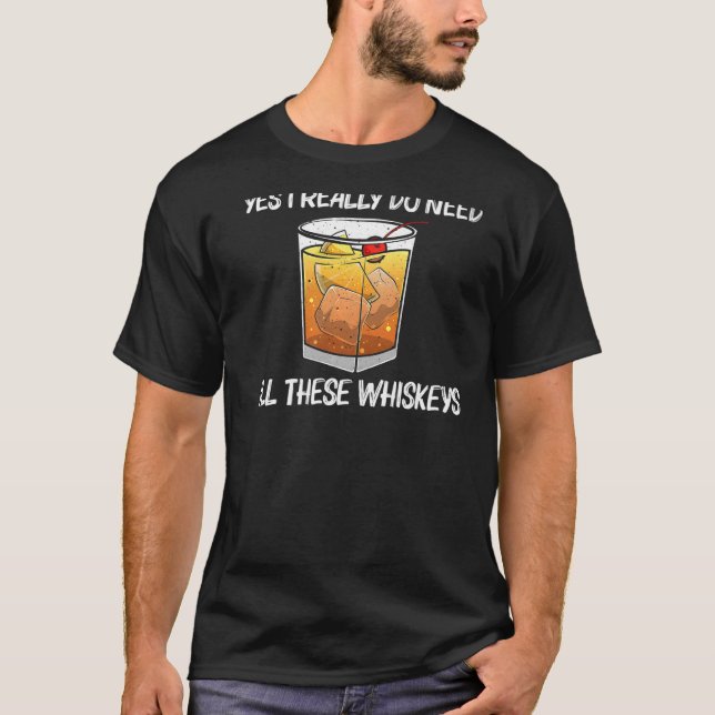 Camiseta Whiskey Guay Para Hombres Mujeres Malt Whisky Alco (Anverso)