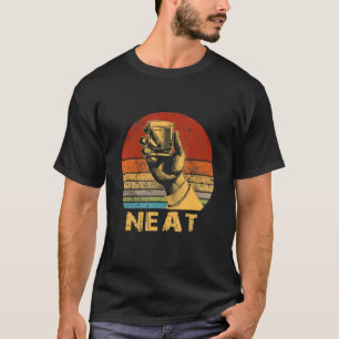 Camiseta Whiskey Neat Old Fashioned Scotch Y Bourbon Drin