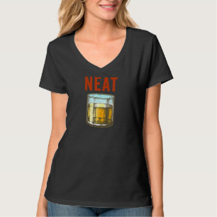 Camiseta Whiskey Neat Old Fashioned Scotch Y Bourbon Drin