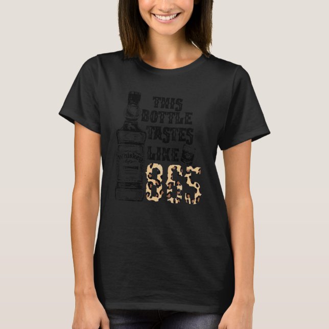 Camiseta Whiskey Retro Esta Botella Sabe Como 865 Western (Anverso)