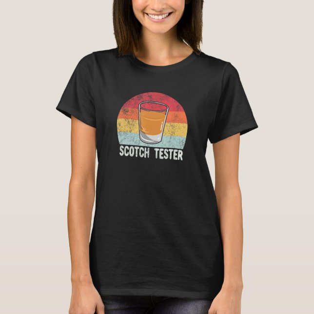 Camiseta Whiskey Retro Scotch Tester (Anverso)