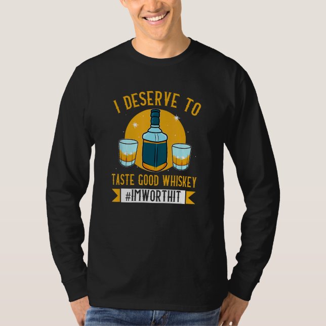 Camiseta Whiskey Rum Alcohol Cocktail Drunk Alcoholic Damp  (Anverso)