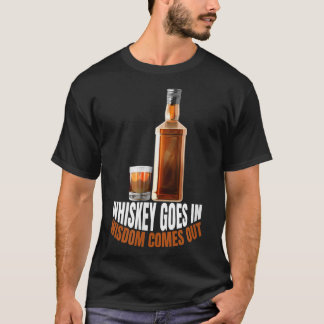 Camiseta Whiskey Sale En Sabiduría Y Sale Amantes De Whiske