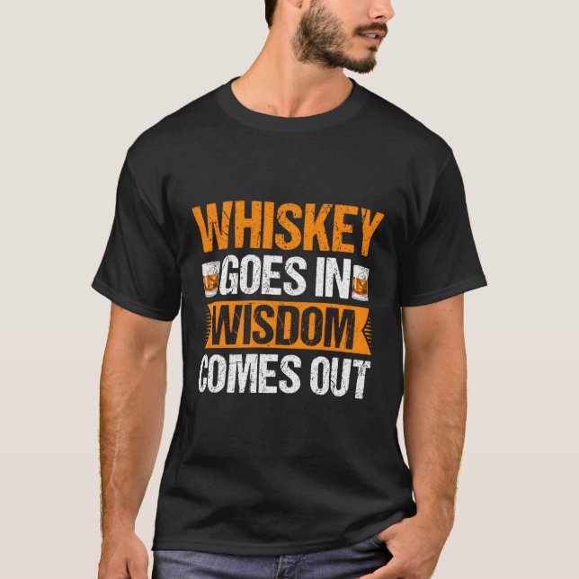 Camiseta Whiskey Sale En Sabiduría Y Sale Bender (Anverso)