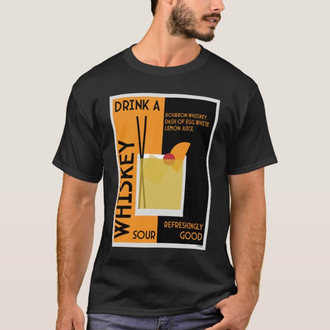 Camiseta Whiskey Sour Cocktail (Anverso)