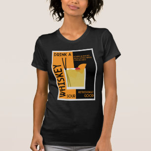 Camiseta Whiskey Sour Cocktail T-Shirt