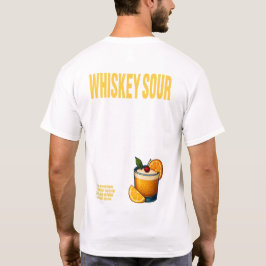 Camiseta Whiskey Sour T-Shirt – Classic Bourbon Cocktail